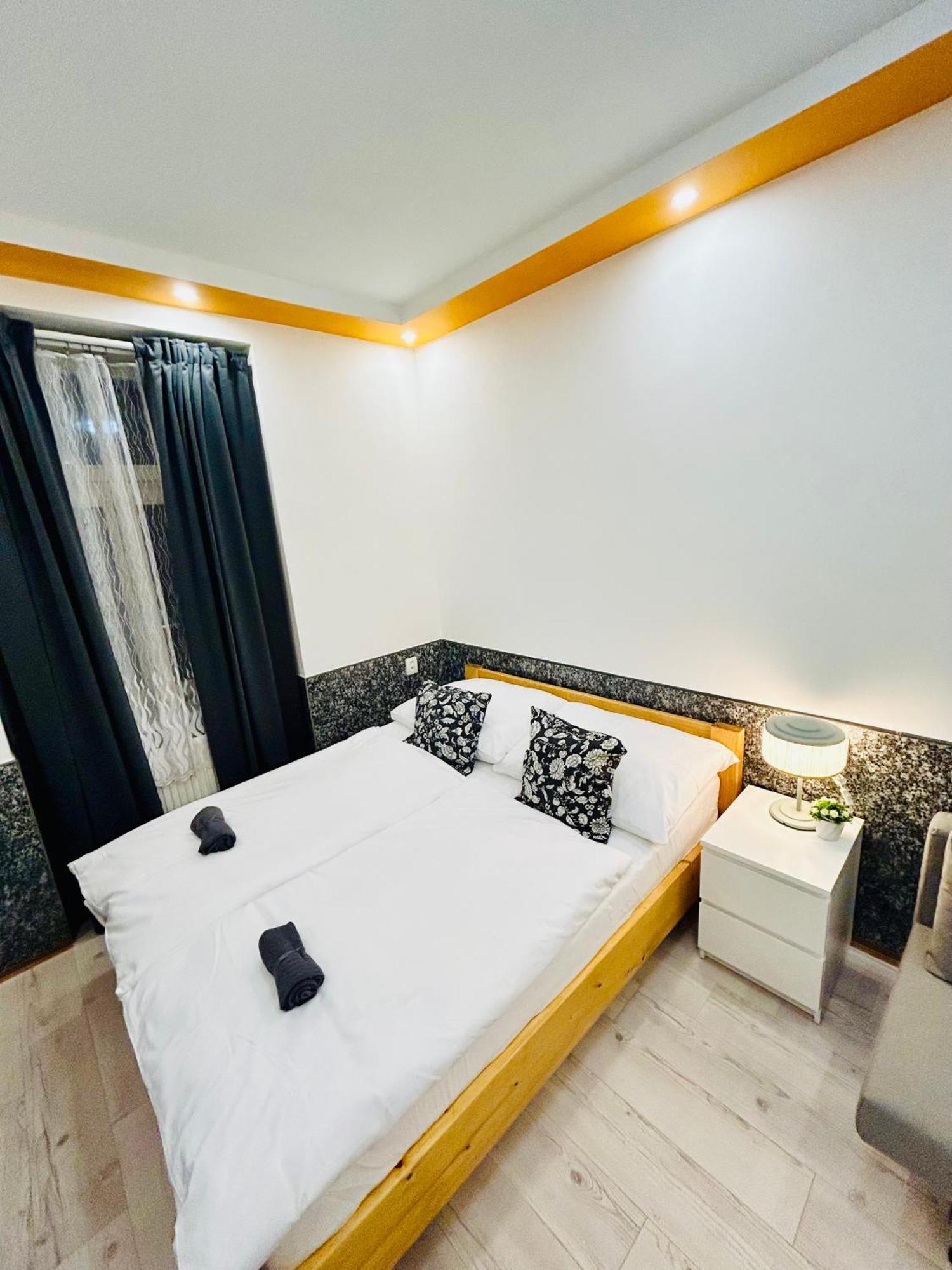 Modern Spacious Apartment In Center Prága Kültér fotó